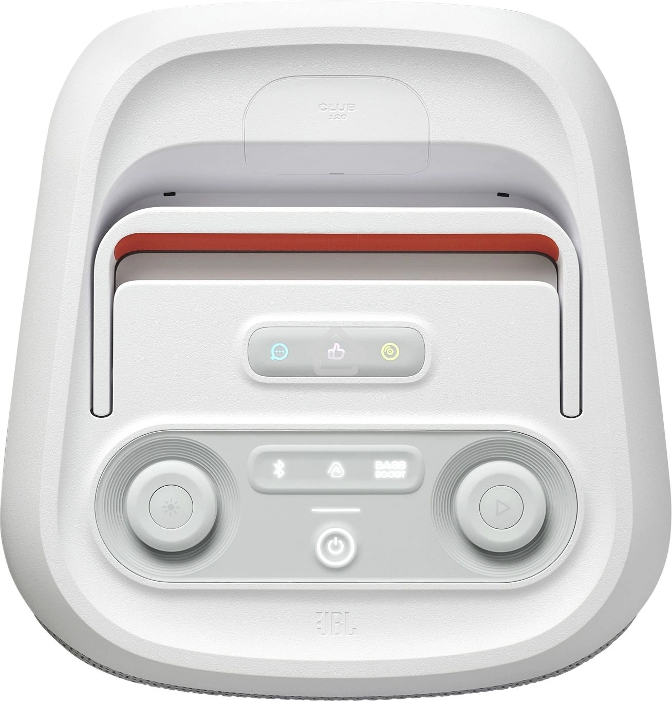 Минисистема Hi-Fi JBL PartyBox Club 120 белый 160Вт USB BT