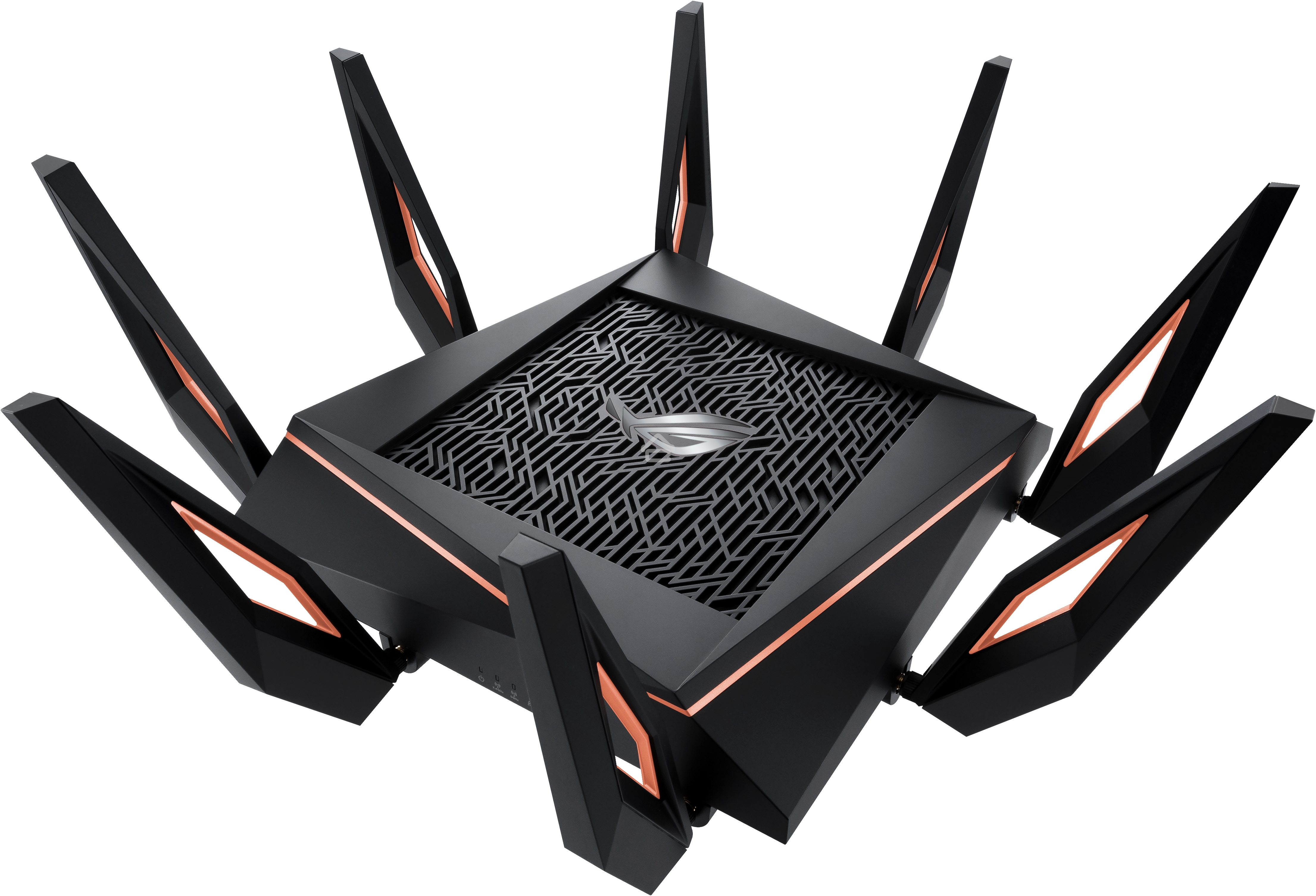 Маршрутизатор ASUS GT-AX11000 Tri-band WiFi 6(802.11ax) Gaming Router –World's first 10 Gigabit Wi-Fi router with a quad-core processor, 2.5G gaming port, DFS band, wtfast, Adaptive QoS, AiMesh for mesh wifi system