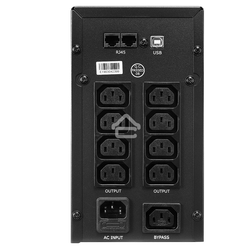 Источник бесперебойного питания CROWN Line Intractive CMU-SP1200IEC LCD USB 1200VA\720W, корпус металл, 2x12V/9AH, розетки 8*IEC, трансформатор AVR 140-290V, LCD-дисплей, cъёмный кабель 1.2 м, порт RJ11/45, порт USB, защита: от перегрузки, от КЗ, от скачк