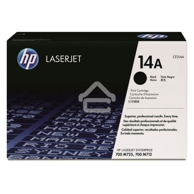 Картридж лазерный HP CF214A черный LaserJet 700 MFP M712 (10 000стр.)