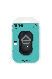 Мышь беспроводная Logitech M220 SILENT черный, 1000 dpi, радиоканал, USB, кнопки - 3