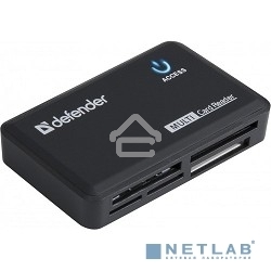 Кардридер DefenderOPTIMUS, до 4 типов карт одновременно + кабель USB 2.0 A(M) - MiniB (M) длина 1 м.