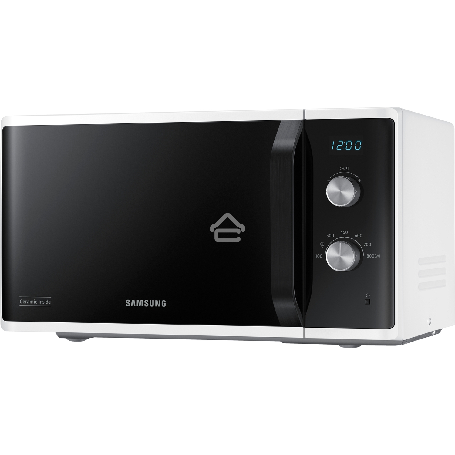 Микроволновая печь Samsung MS23K3614AW белый, 23 л, 800 Вт, переключатели - поворотный механизм