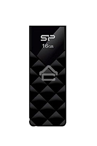 Флеш диск Silicon Power 16Gb Ultima U03 SP016GBUF2U03V1K USB2.0 черный