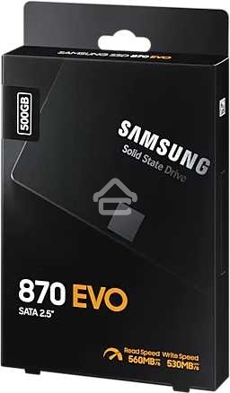 Накопитель SSD Samsung 870 EVO, 500Gb, SATA III, 2.5