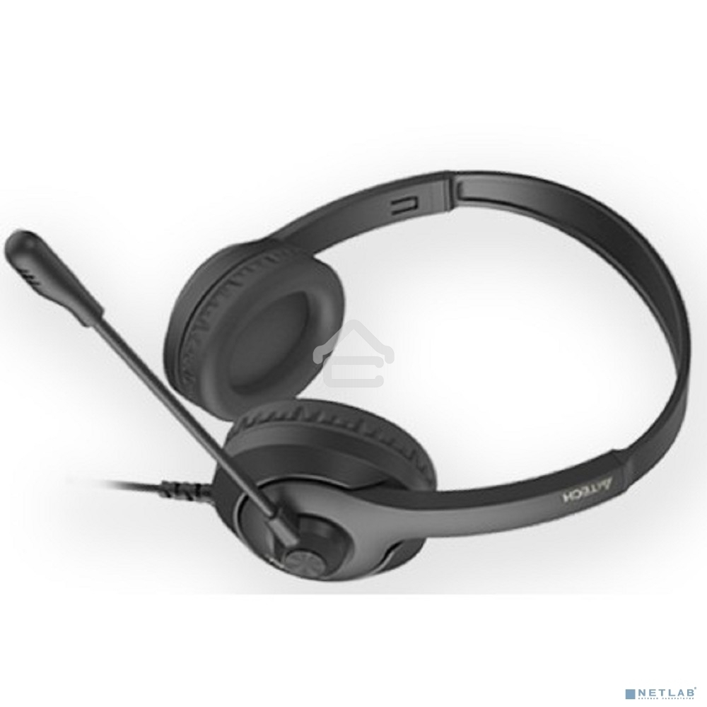 Гарнитура проводная с микрофоном A4Tech Fstyler FH100i черный 1.8м накладные оголовье (FH100I)