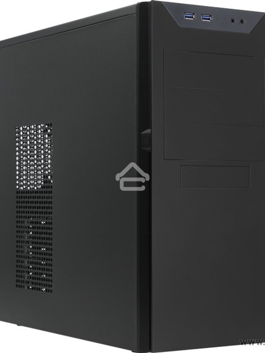 Компьютерный корпус Midi Tower Powerman/InWin BA833BK PM-600ATX-F U3.0*2+A(HD) Mid-ATX [ 6125674]
