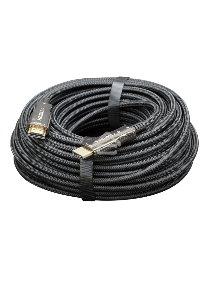 Активный оптический кабель  Cablexpert HDMI, 80м, v2.0, 19M/19M, AOC Premium Series, позол.разъемы, экран, коробка
