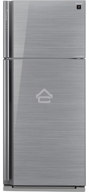 Холодильник Sharp SJ-XP59PGSL серебристый двухкамерный 430/148 л морозилка сверху