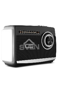 Радиоприёмник SVEN SRP-535 чёрный (3 Вт, FM/AM/SW, USB, SD/microSD, 900 мАч, 2 х D/UM, фонарь)