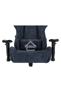 Кресло игровое Бюрократ VIKING KNIGHT LT27 FABRIC синий крестовина металл/пластик