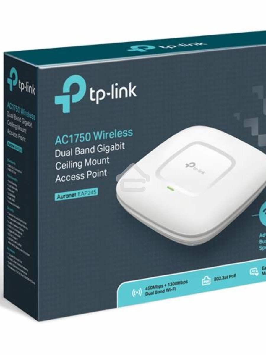 Точка доступа TP-Link SMB EAP245 AC1750 Гигабитная двухдиапазонная потолочная точка доступа Wi-Fi SMB