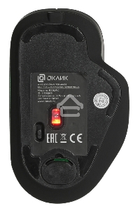 Мышь беспроводная Oklick 636LWC черный, 2400 dpi, радиоканал, USB/USB-C, кнопки - 6