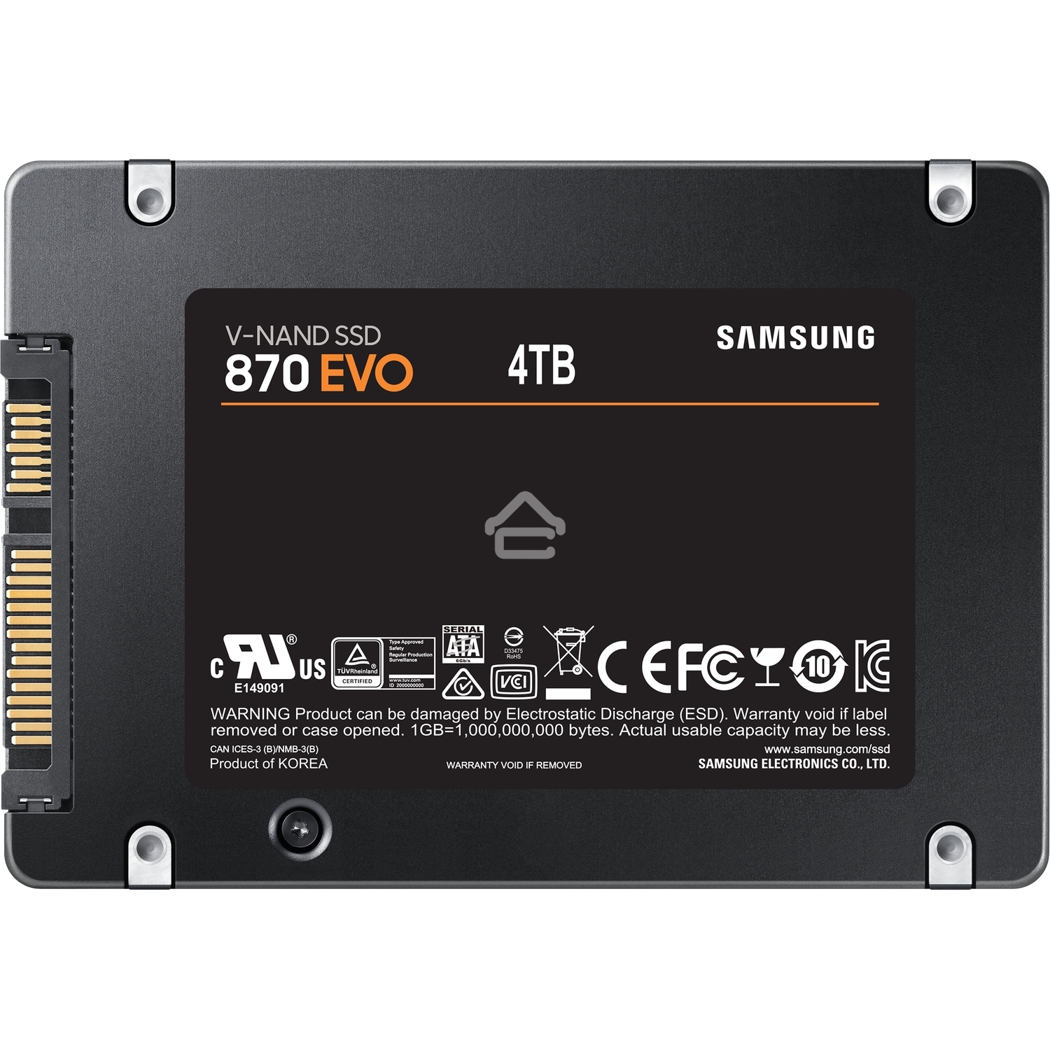 Накопитель SSD Samsung 4Tb 870 EVO, V-NAND, 2.5