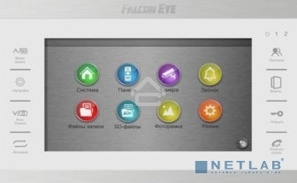 Видеодомофон Falcon Eye FE-70 ATLAS HD (White) HD : дисплей 7