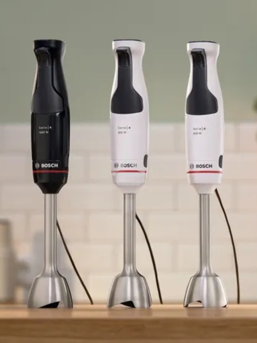 Блендер погружной Bosch MSM4B621, 1000Вт, черный