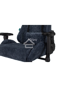 Кресло игровое Бюрократ VIKING KNIGHT LT27 FABRIC синий крестовина металл/пластик