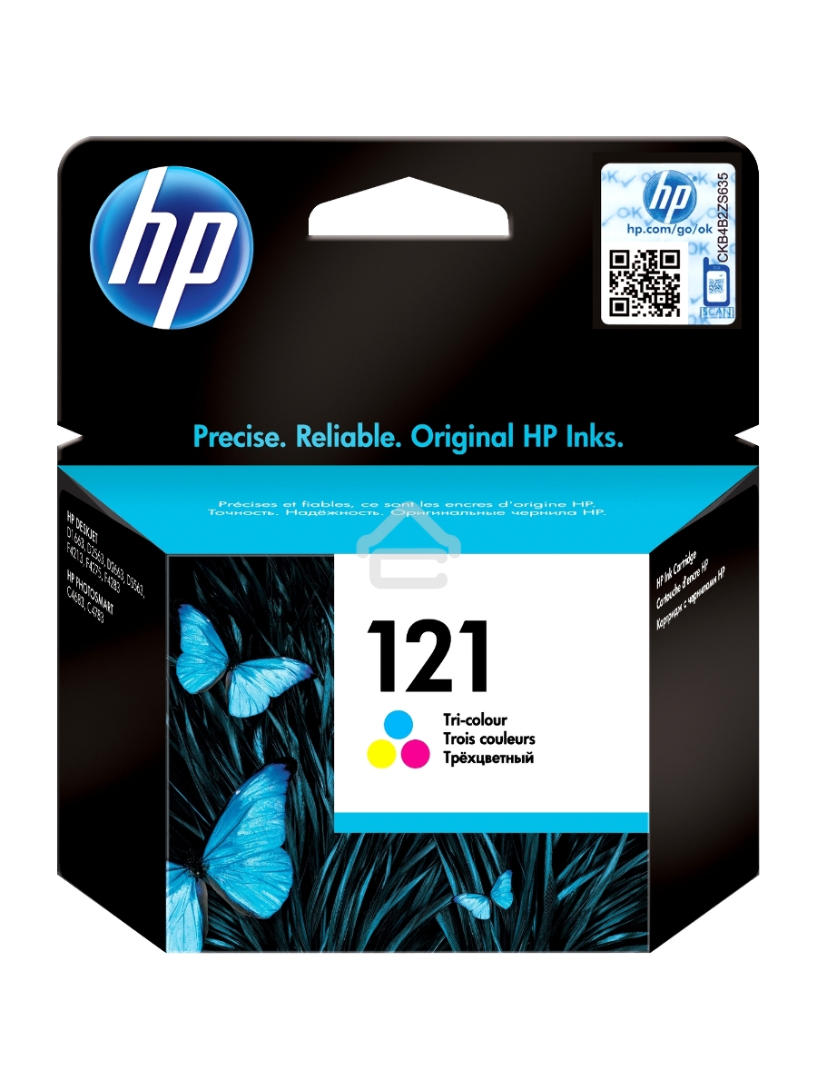 Картридж струйный HP №121 CC643HE многоцветный для HP F4283/D2563 (165стр.)