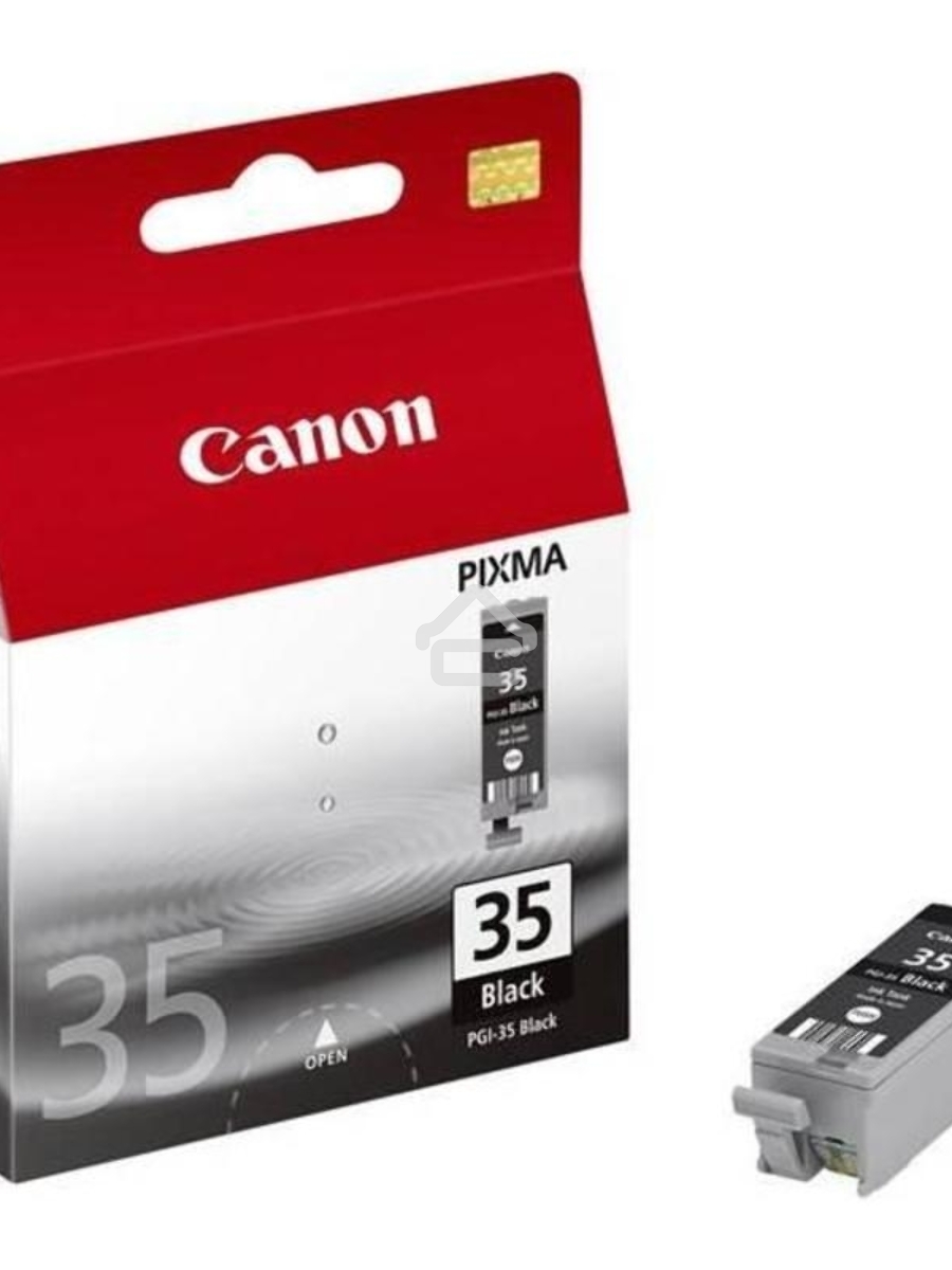 Картридж струйный Canon PGI-35Bk (1509B001) черный (9.30 мл, 200 стр.) для Canon PIXMA iP100, iP110