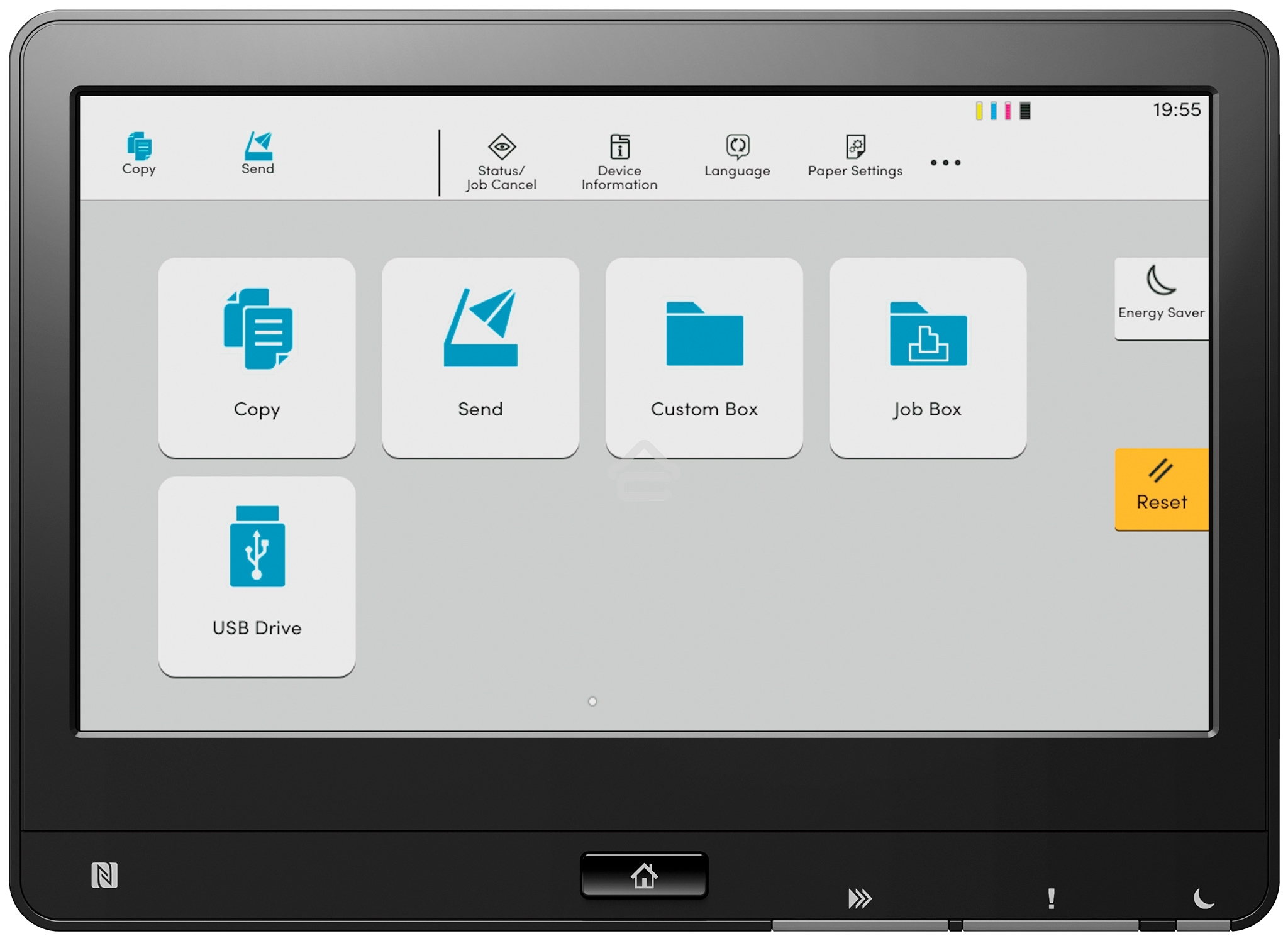 МФУ лазерное Kyocera TASKalfa 4054ci (1102YN3NL0), A3, цветной, печ. до 40 стр/мин. (А4) до 20 стр/мин. (А3), 4800 x 1200 dpi (печать) 600x600dpi (скан.), USB, RJ-45, NFC, Air Print, Mopria