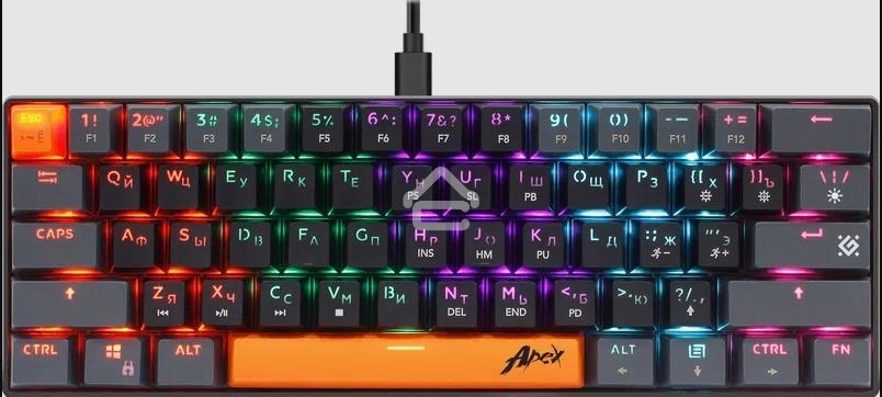 Клавиатура проводная Defender USB APEX GK-002 RU