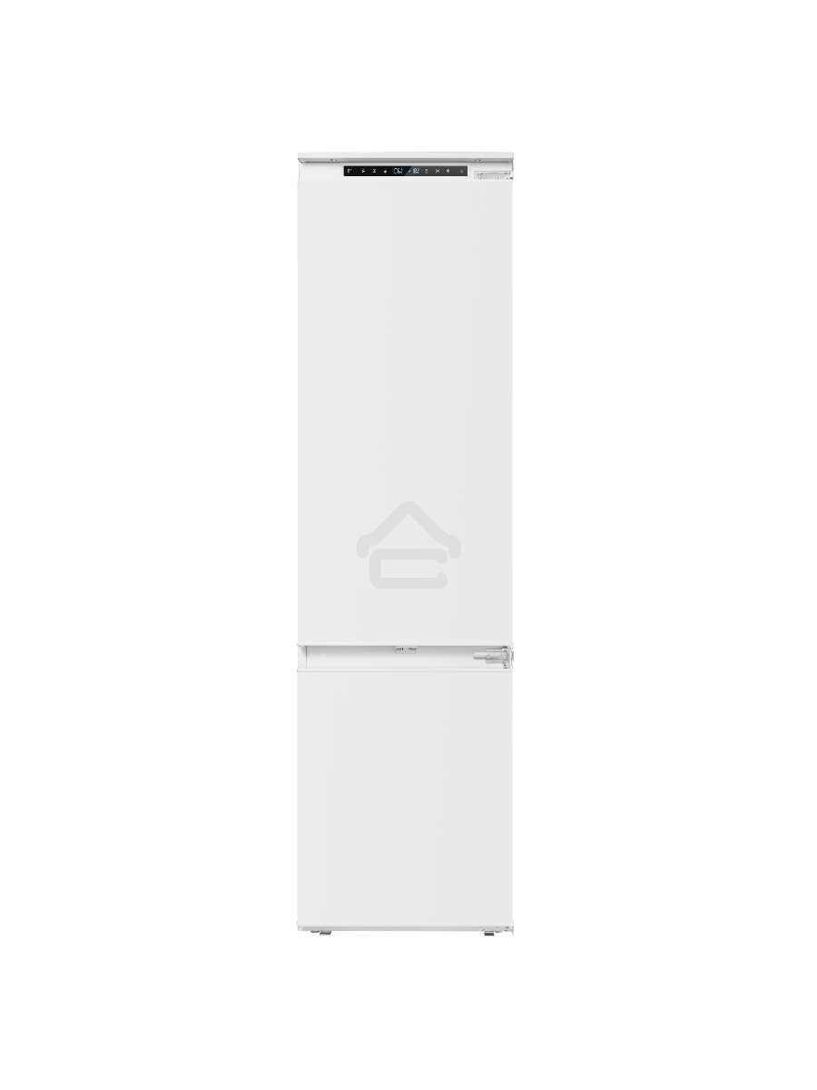 Встраиваемый холодильник Maunfeld MBF193SLFWGR Inverter белый двухкамерный 229/76 л морозилка снизу