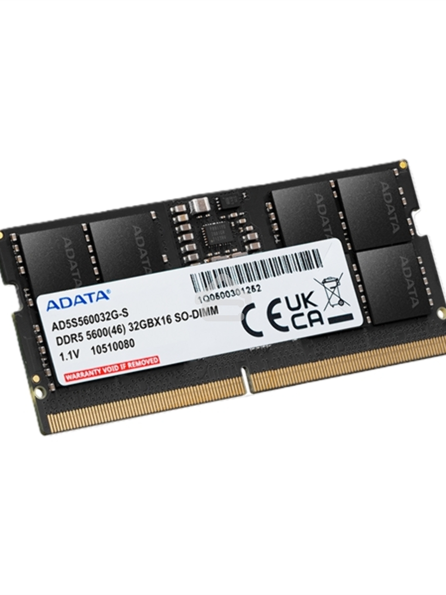 Оперативная память XPG, DDR5, 32GB (1x32 GB), 5600 MHz, CL46, SO-DIMM