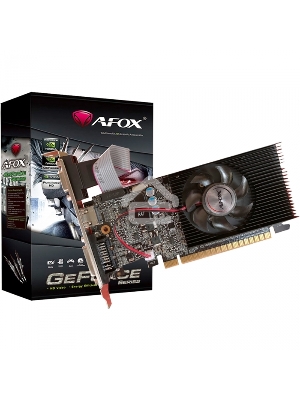 Видеокарта AFOX NVIDIA Geforce GT210 1GB DDR3 64Bit DVI HDMI VGA LP Single Fan