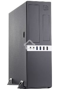 Компьютерный корпус с блоком питания 300Вт. Сase Foxline mATX Desktop 300W, 2xUSB3.0, 2xUSB2.0, toolless, Black, 8cm. fan, powercord