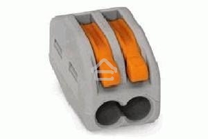 Клеммы, сжим Wago 222-412 Универсальная многоразовая 2-проводная клемма (0,08-2,5 (4) мм2) 50 шт. (07-5152)