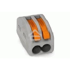 Клеммы,сжим Wago 222-412 Универсальная многоразовая 2-проводная клемма (0,08-2,5 (4) мм2) 50шт. (07-5152)