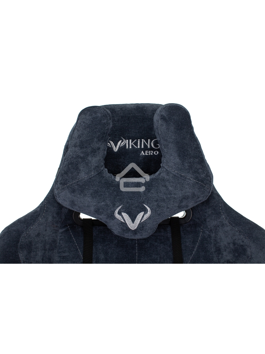 Кресло игровое Бюрократ VIKING KNIGHT LT27 FABRIC синий крестовина металл/пластик