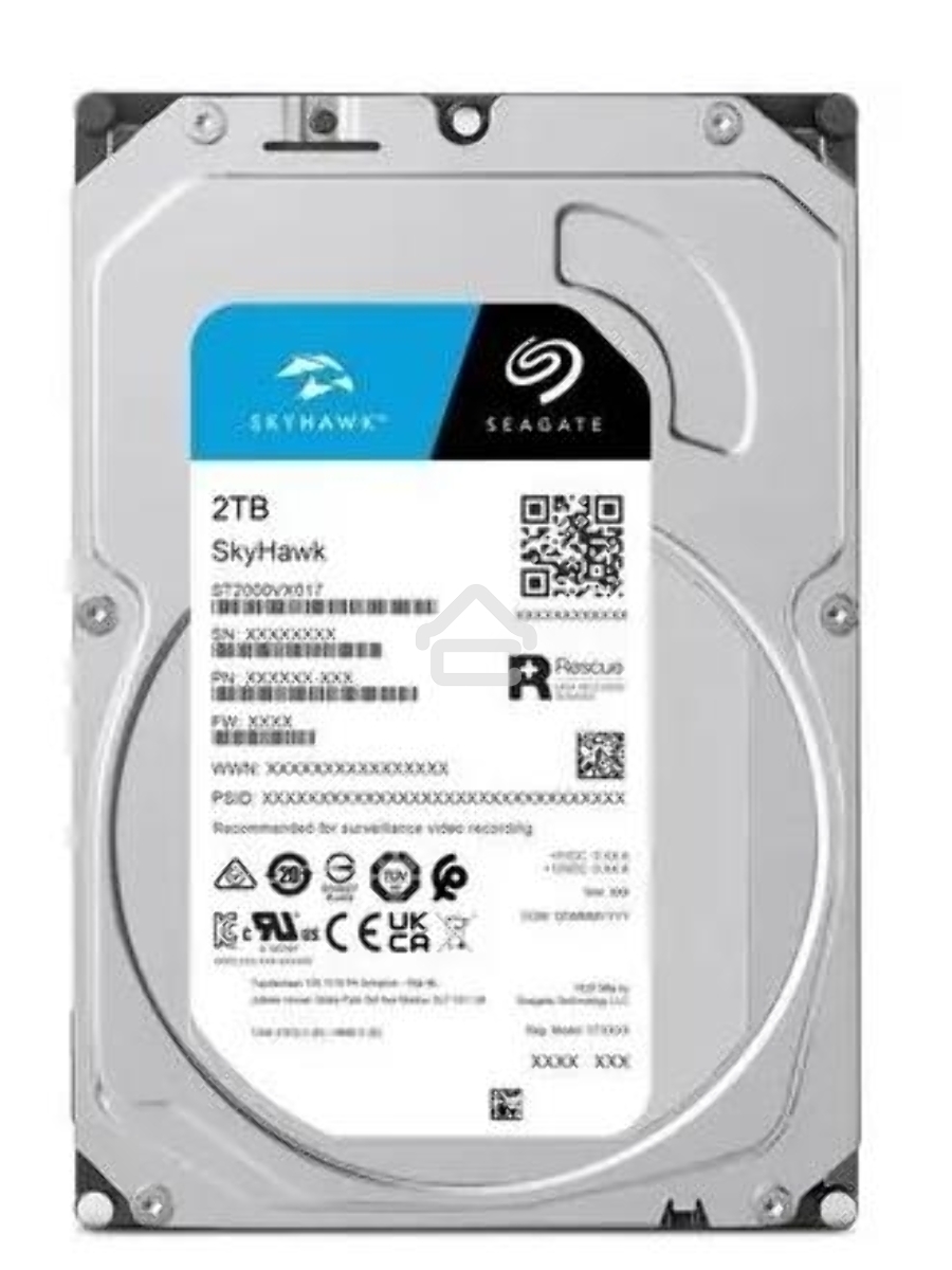 Жесткий диск  Seagate 2TB ST2000VX017 SATA-III Surveillance Skyhawk (5400rpm) 256Mb 3.5
