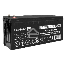 Комплект Источник бесперебойного питания EX296004RUS + батарея 200Aч EX282991RUS 4шт (инвертор, синус, для котла, настенный) ExeGate FineSine SX-5000.LCD.AVR.2SH.T <5000VA/3500W, чистая синусоида, цветной LCD-дисплей, AVR, 2*Schuko+клеммы, линейно-интерак