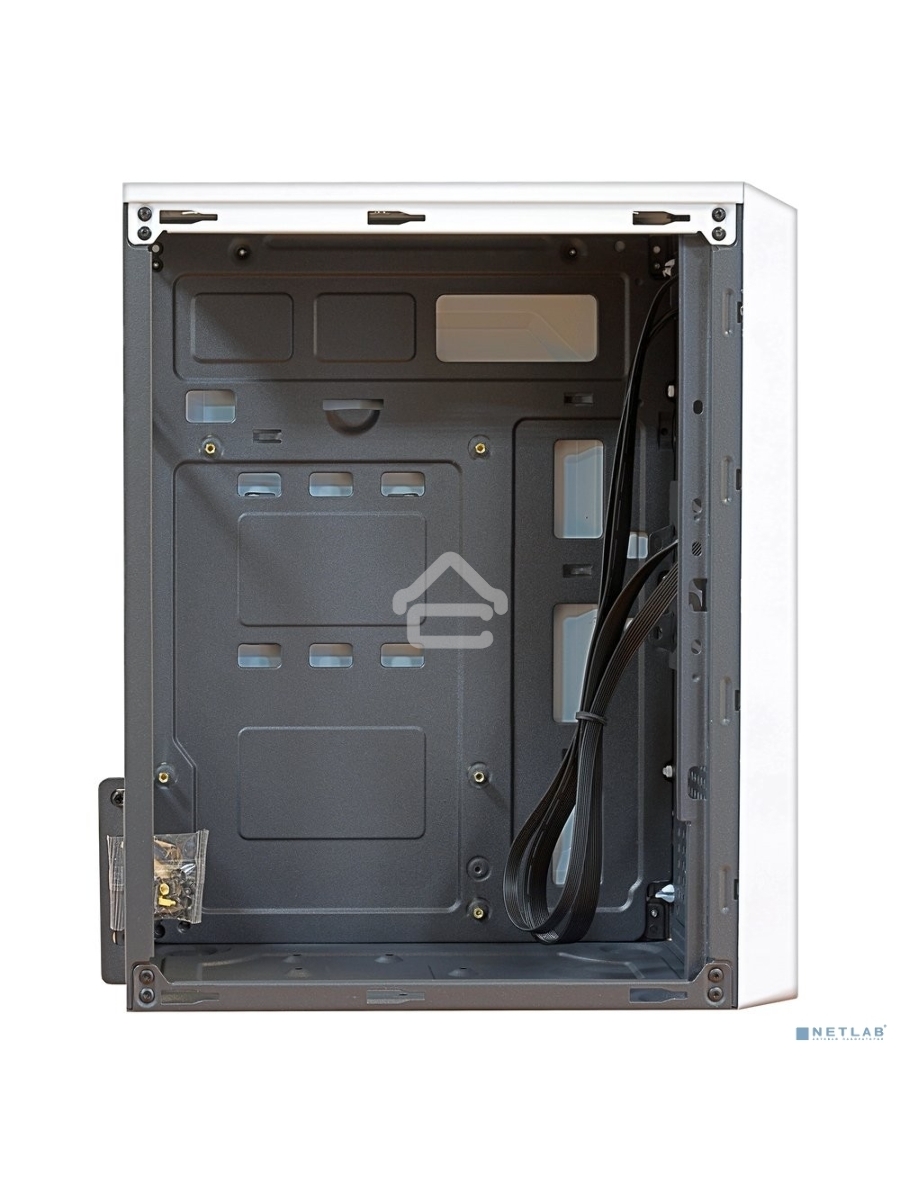 Компьютерный корпус MiniTower Ginzzu B185 White mATX,2xUSB2.0, белый,w/o PSU, w/o fan (Ginzzu B185)