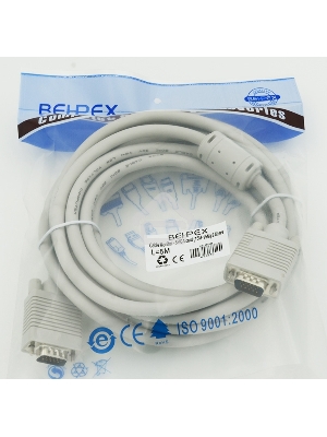 Кабель монитор - SVGA card (15M-15M) 2 filters 5m