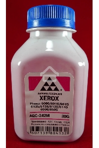 Тонер XEROX Phaser 6000/6010/6015/6125/6128/6130/6140/6500/6505 Magenta, (фл.30г.) AQC фас. России