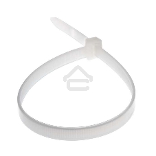 Хомут кабельный Rexant 7.6х300 нейл. белый (уп. 100 шт)