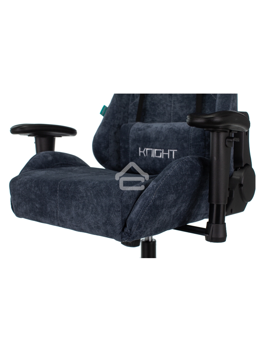 Кресло игровое Бюрократ VIKING KNIGHT LT27 FABRIC синий крестовина металл/пластик