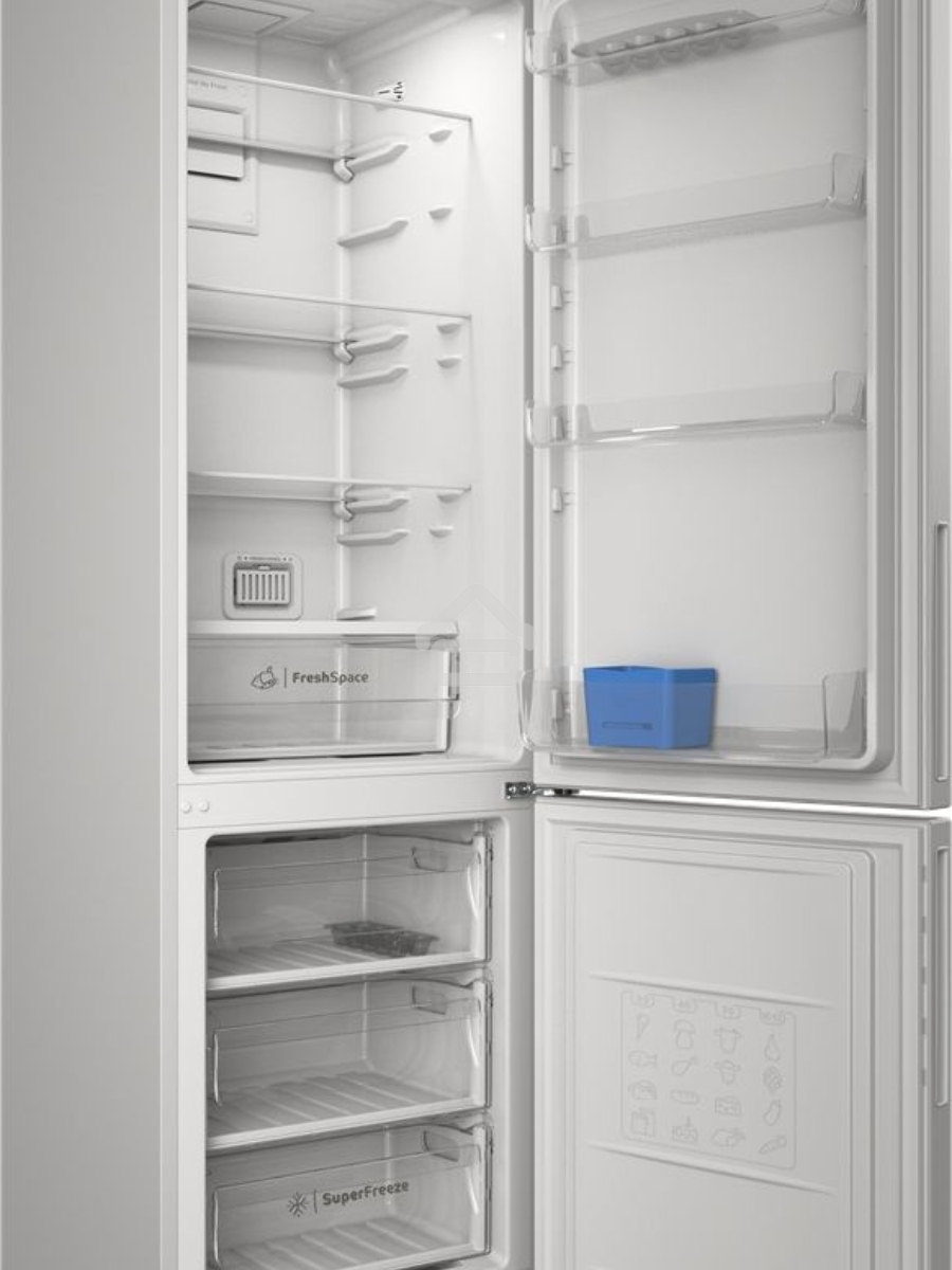 Холодильник Indesit ITR 5200 W белый двухкамерный 247/78л морозилка снизу