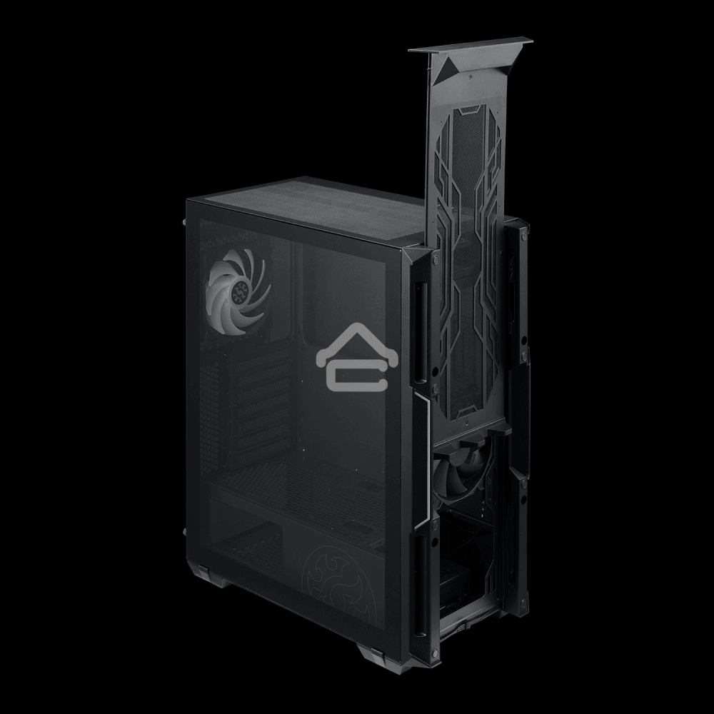 Компьютерный корпус ADATA XPG STARKER черный Mid-Tower, Micro-ATX, Mini-ITX, Standard-ATX, USB 3.2 Gen1 Type-A