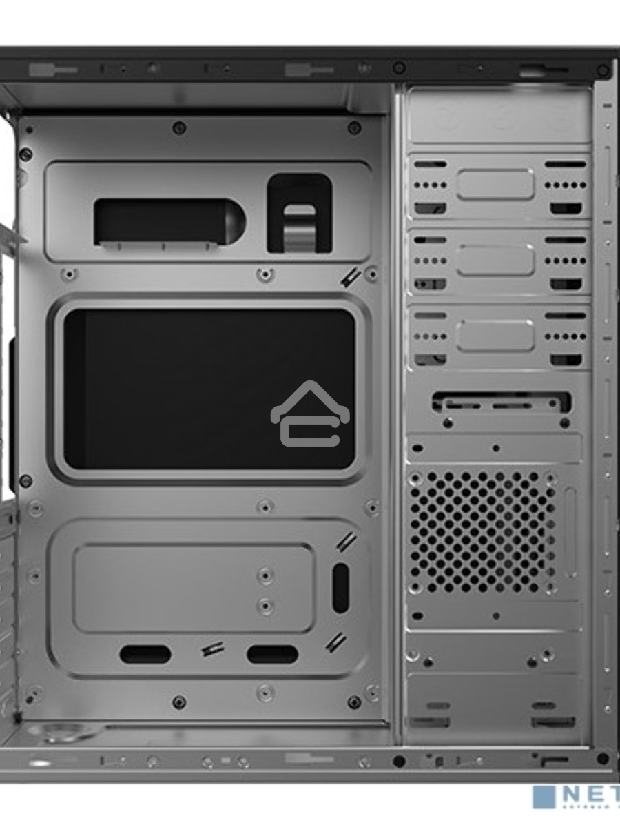 Компьютерный корпус c блоком питания Foxline  FL-815-FZ450R  ATX , 450W , 2xUSB2.0, powcord