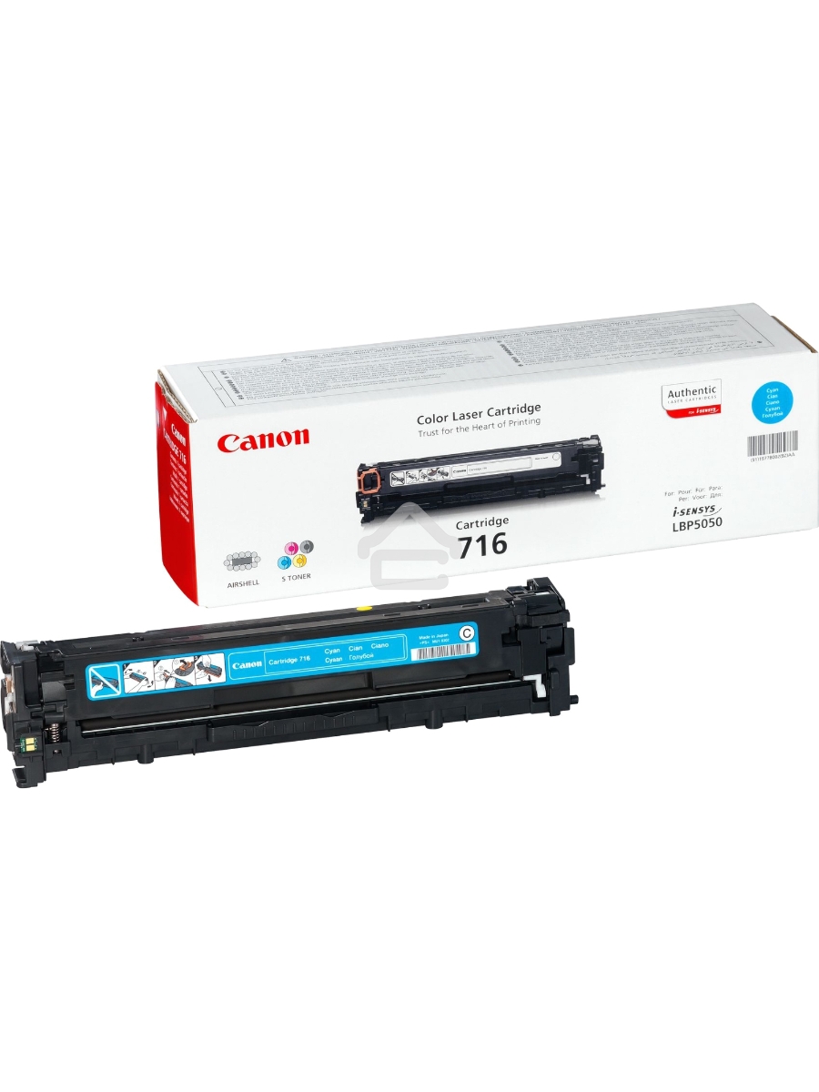 Картридж лазерный Canon Cartridge 716C (1979B002) голубой (1500 стр.) для Canon LBP5050/5050N