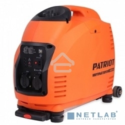 Электрогенератор бензиновый инверторный Patriot 3000il, 3.5 кВт, 63 дБ, 31.5 кг
