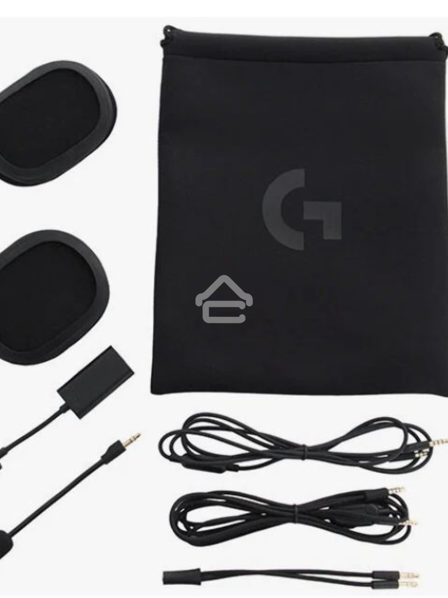 Наушники с микрофоном Logitech G Pro X черный 2м мониторные оголовье (981-000819)
