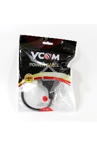 Кабель-переходник UPS->розетка VCOM (IE-320 C14 to Socket Type-F) 3Gx0,75mm VDE <CE002>