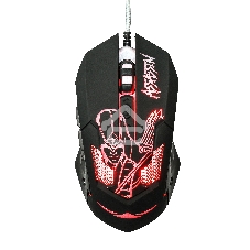 Мышь проводная Qumo Dragon War Assassin M33 черный, 3200 dpi, USB, кнопки - 6