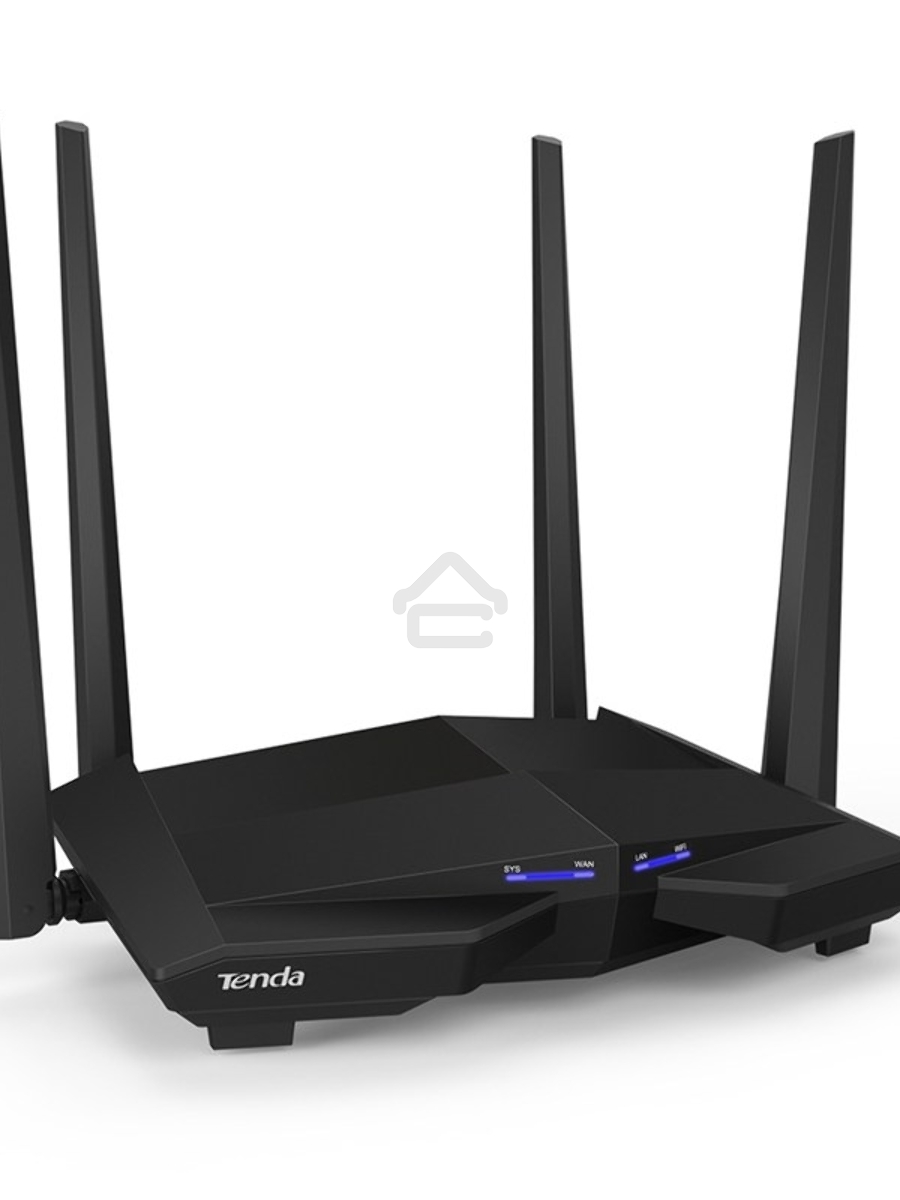 Двухдиапазонный AC1200 Гигабитный WiFi Маршрутизатор Tenda AC10U (AC 1200, LAN 3*10/100/1000, USB 2.0), 4 антенны 5dBi