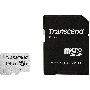 Флеш карта Micro SecureDigital 64Gb Transcend Class 10 TS64GUSD300S-A  {MicroSDXC Class 10 UHS-I, SD adapter}