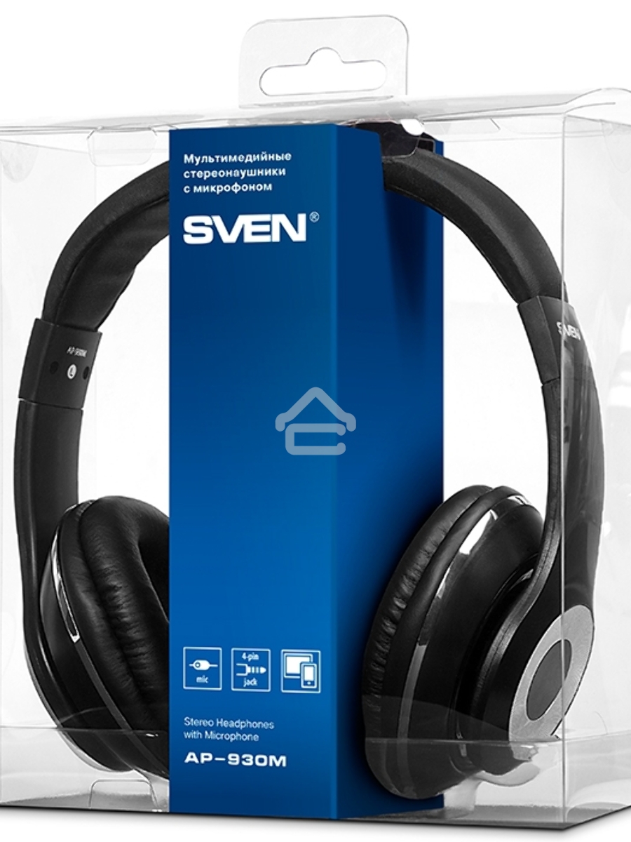 Наушники SVEN AP-930M черный 3 5 мм